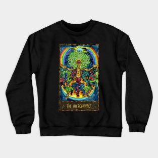 Hierophant. Magic Gate Tarot Card Design. Crewneck Sweatshirt